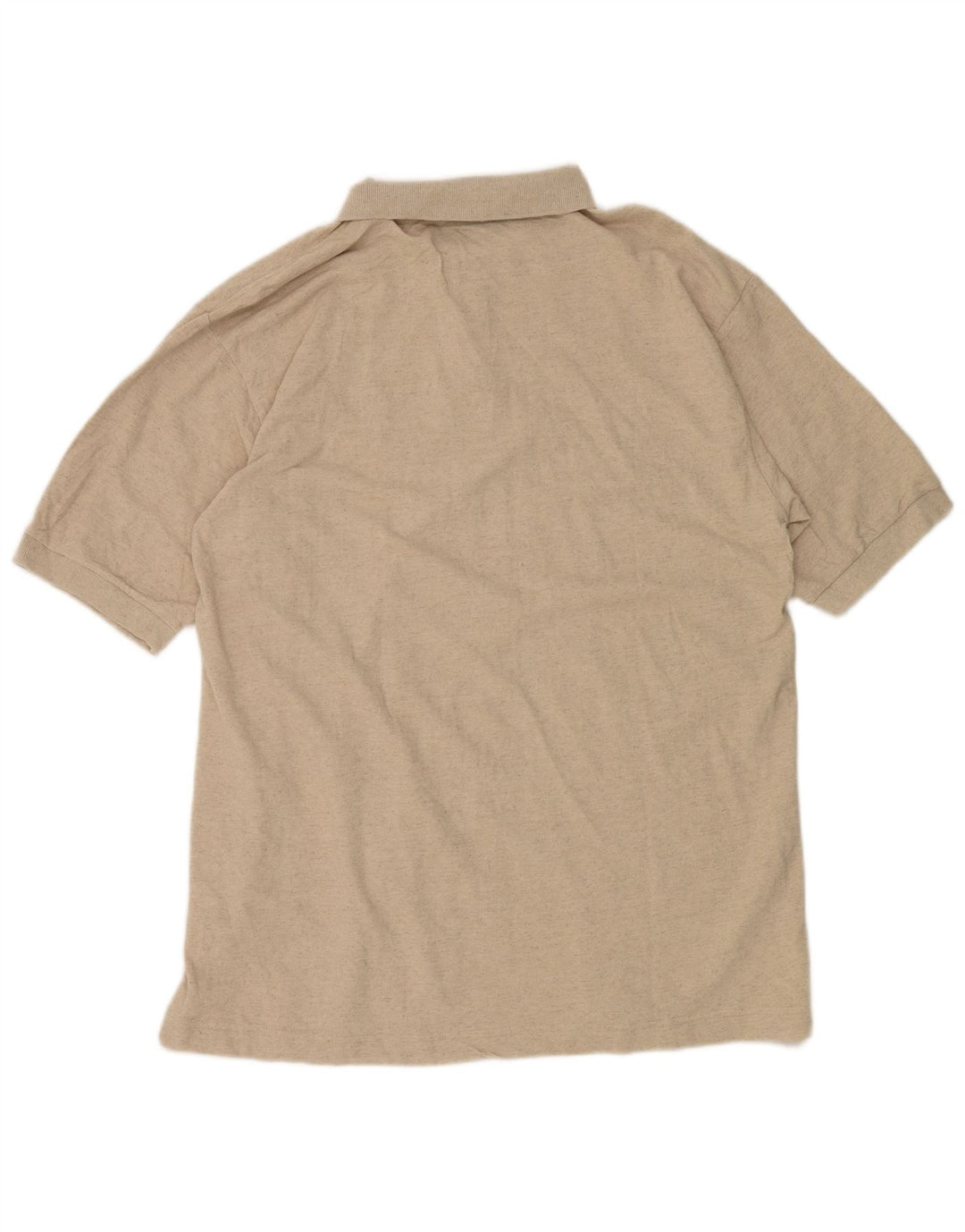 SERGIO TACCHINI Mens Polo Shirt Large Beige Cotton