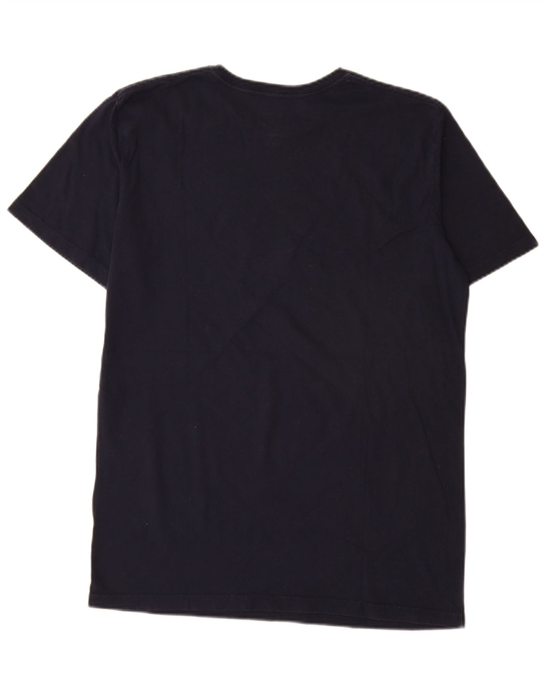 Quiksilver Mens Regular Fit Graphic T-Shirt Top Medium Navy Blue Cotton