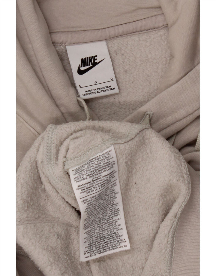 NIKE Mens Hoodie Jumper Large Grey Cotton Vintage Nike and Second-Hand Nike from Messina Hembry 