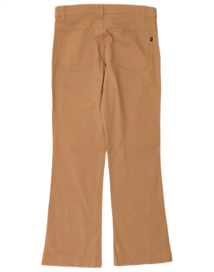 Carrera Womens Bootcut Casual Trousers IT 42 Medium W28 L28 Beige Cotton