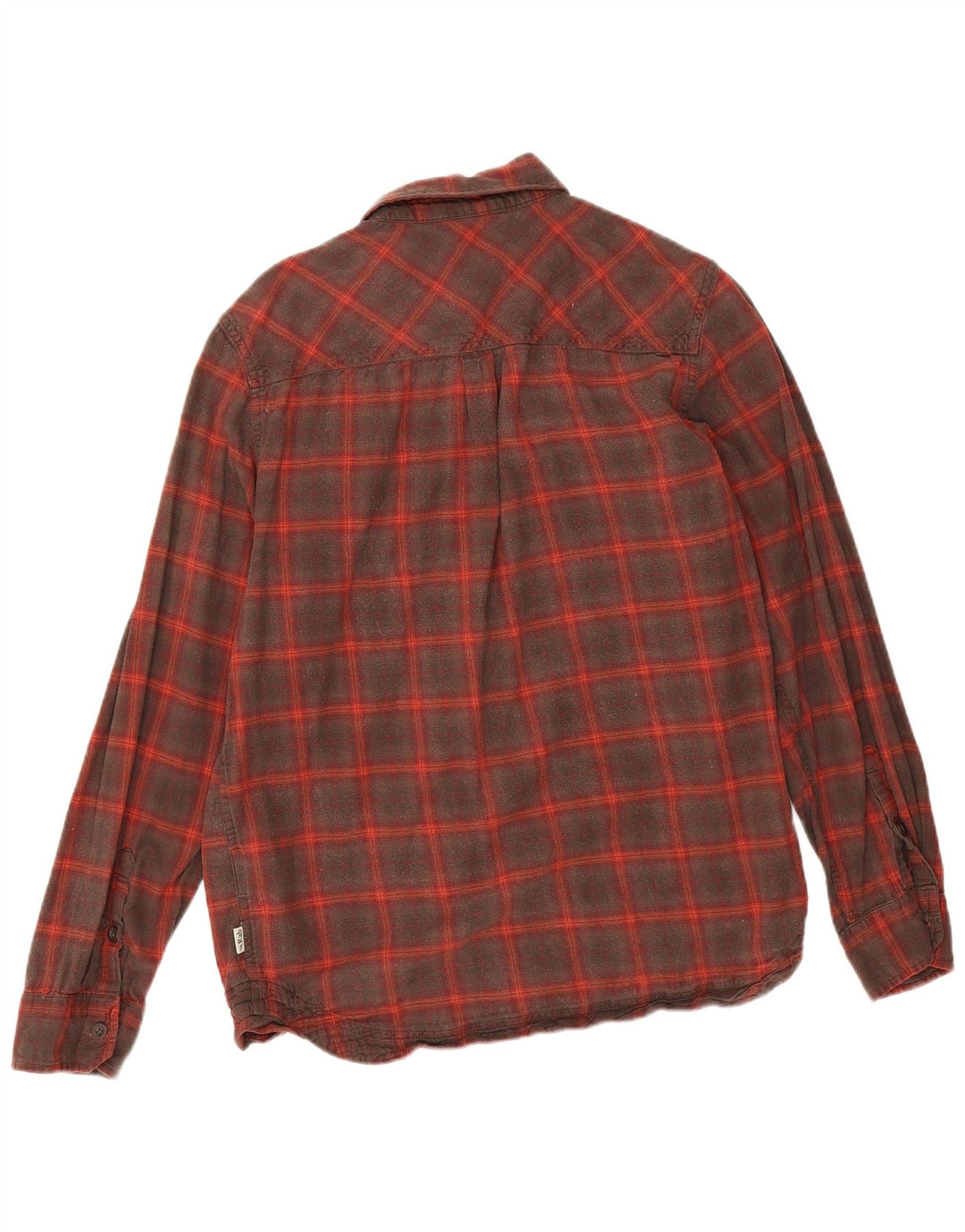 Rab Mens Flannel Shirt Medium Red Check Cotton