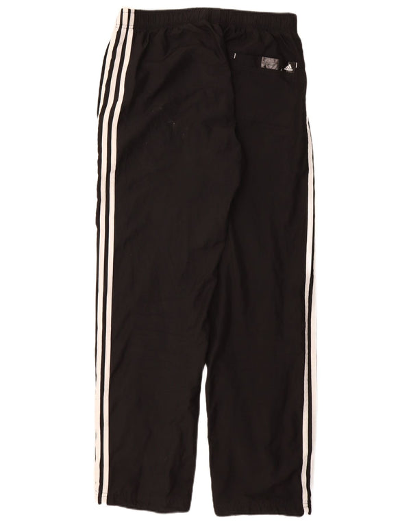 ADIDAS Mens Graphic Tracksuit Trousers Medium Black Polyester