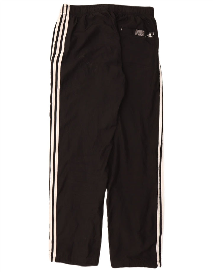 ADIDAS Mens Graphic Tracksuit Trousers Medium Black Polyester