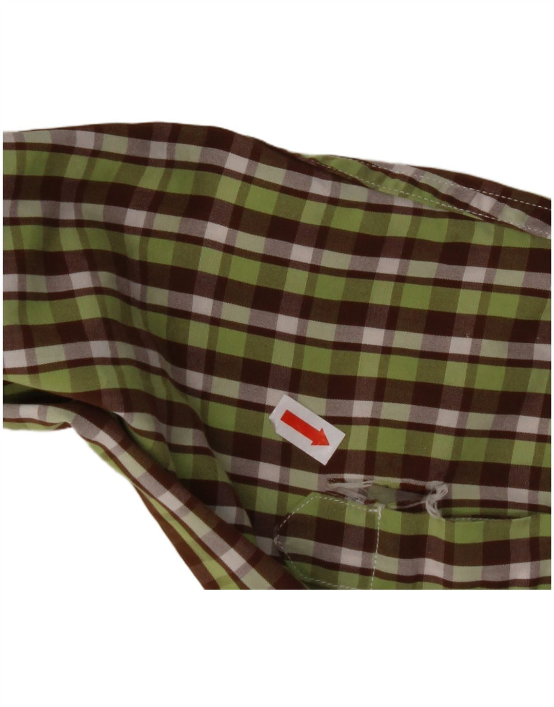 GANT Mens Regular Fit Flannel Shirt Medium Green Check Cotton