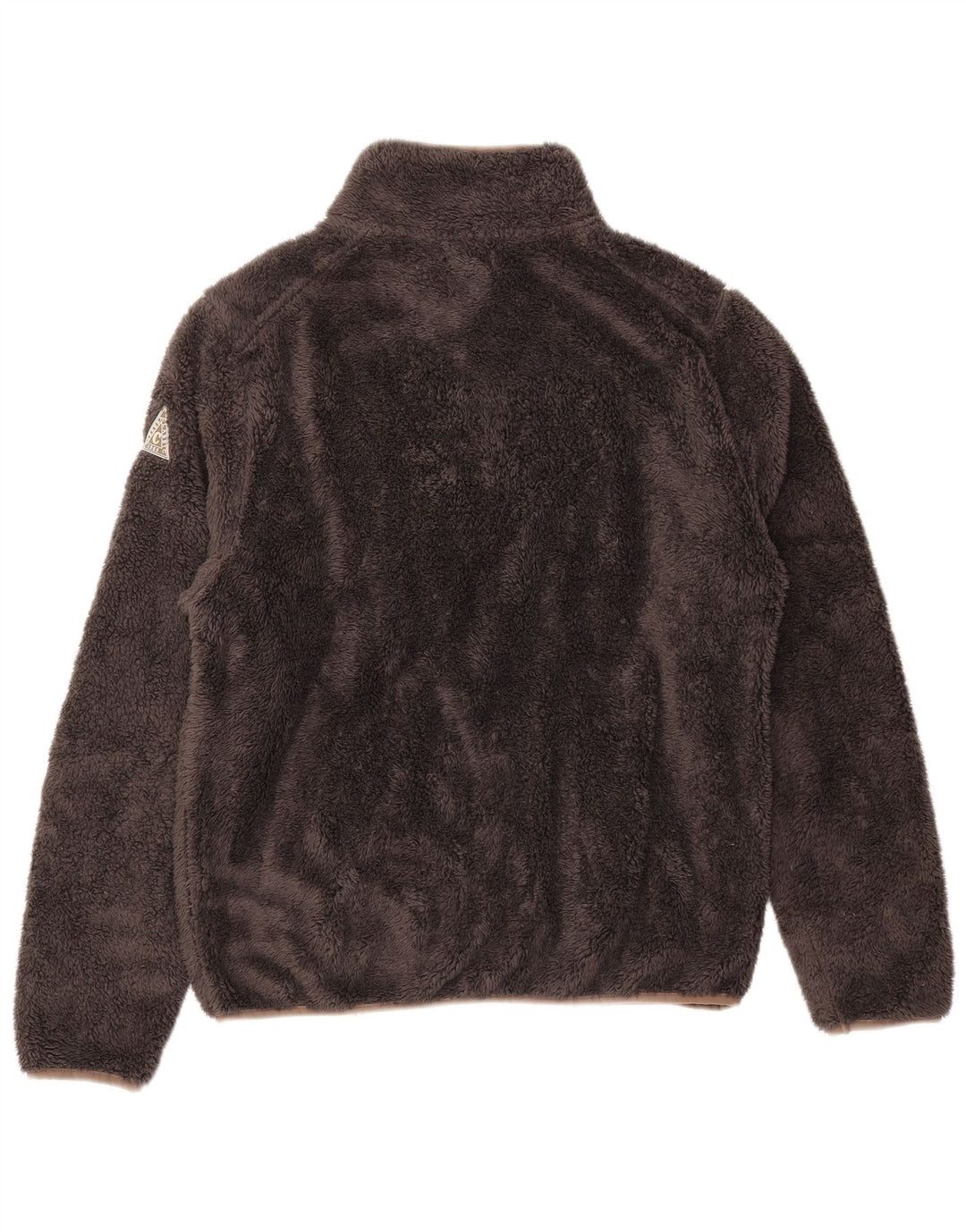 Carrera Womens Loose Fit Fleece Jacket UK 18 XL Brown Polyester