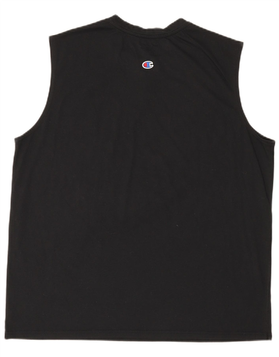 CHAMPION Mens Vest Top XL Black Cotton