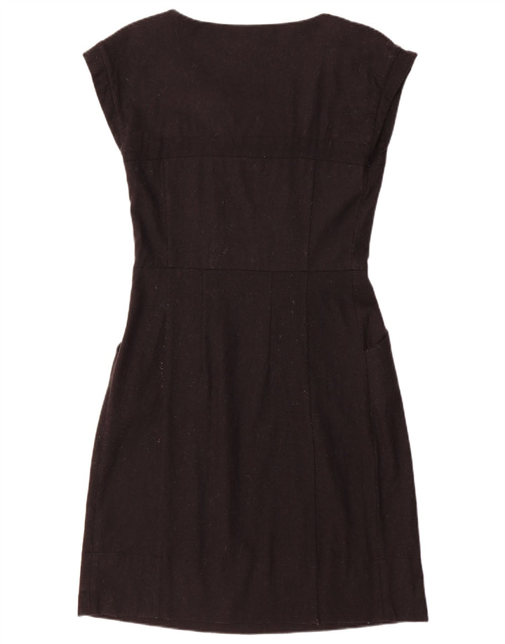 Intrend Womens Sheath Dress UK 12 Medium Black