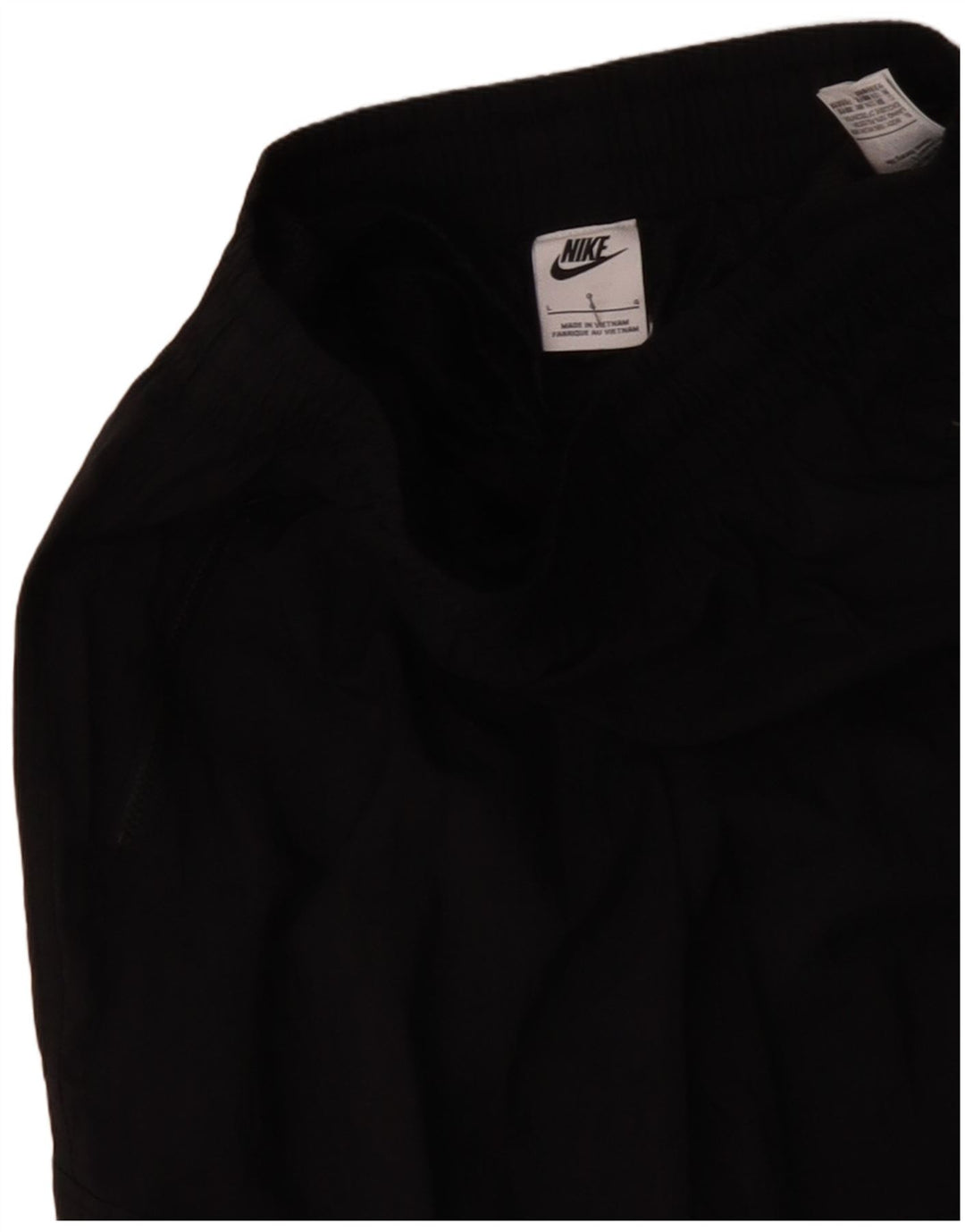 NIKE Boys Tracksuit Trousers 12-13 Years Large Black Polyester