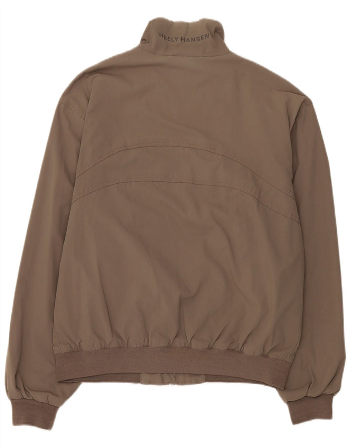 Helly Hansen Mens Bomber Jacket UK 38 Medium Brown Polyamide