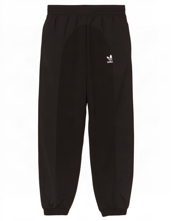 Adidas Womens Tracksuit Trousers Joggers UK 8 Small Black Polyester