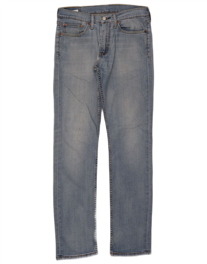 Levi's Mens Slim Jeans W31 L34 Blue Cotton