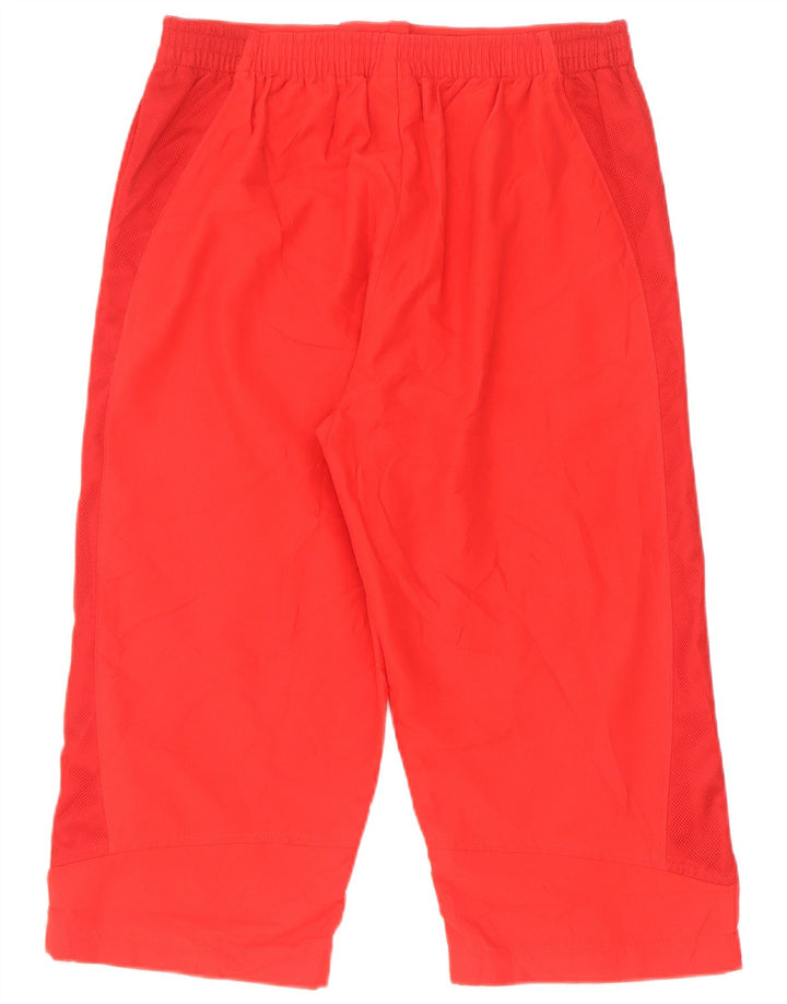 Nike Mens Capri Tracksuit Trousers Small Red Colourblock Polyester