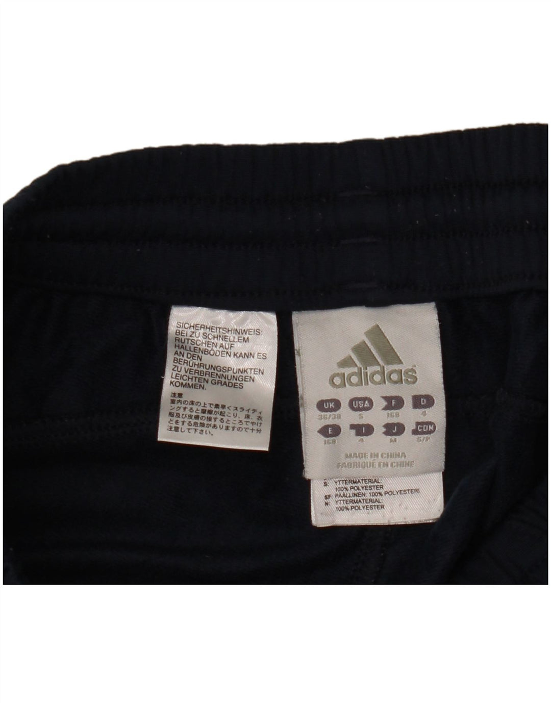 Adidas Mens Tracksuit Trousers UK 36/38 Small  Navy Blue Polyester