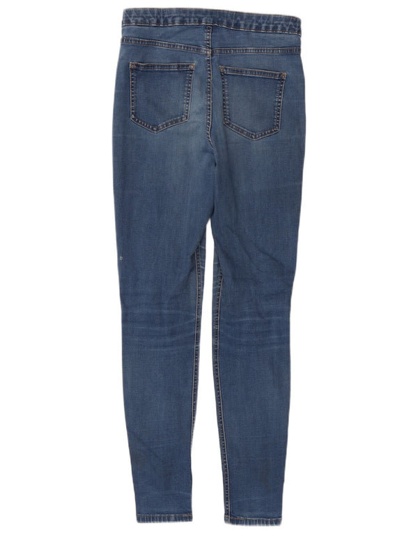 Marks & Spencer Womens Super Skinny Jeans UK 12 Medium W30 L29 Navy Blue