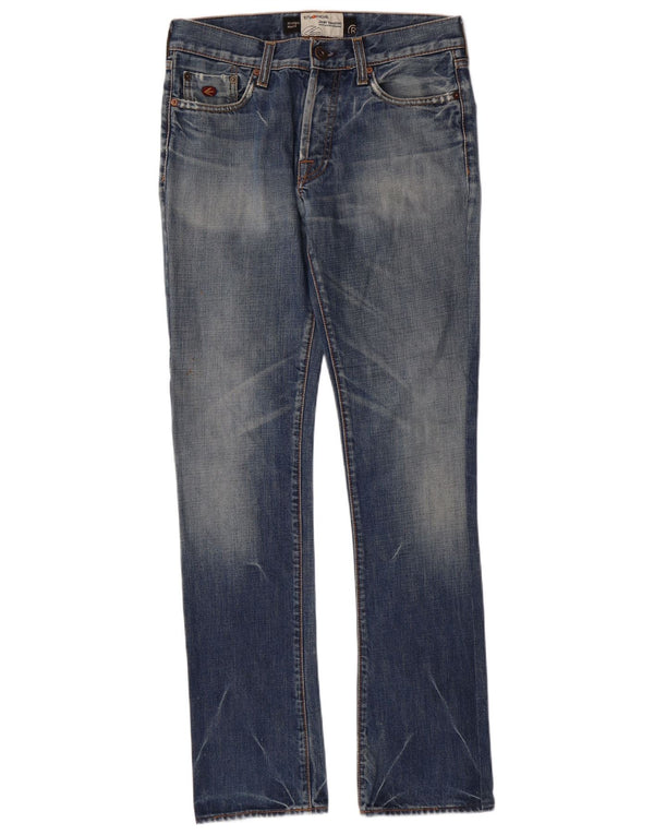 ENERGIE Womens Morris Straight Jeans W30 L34  Blue Cotton