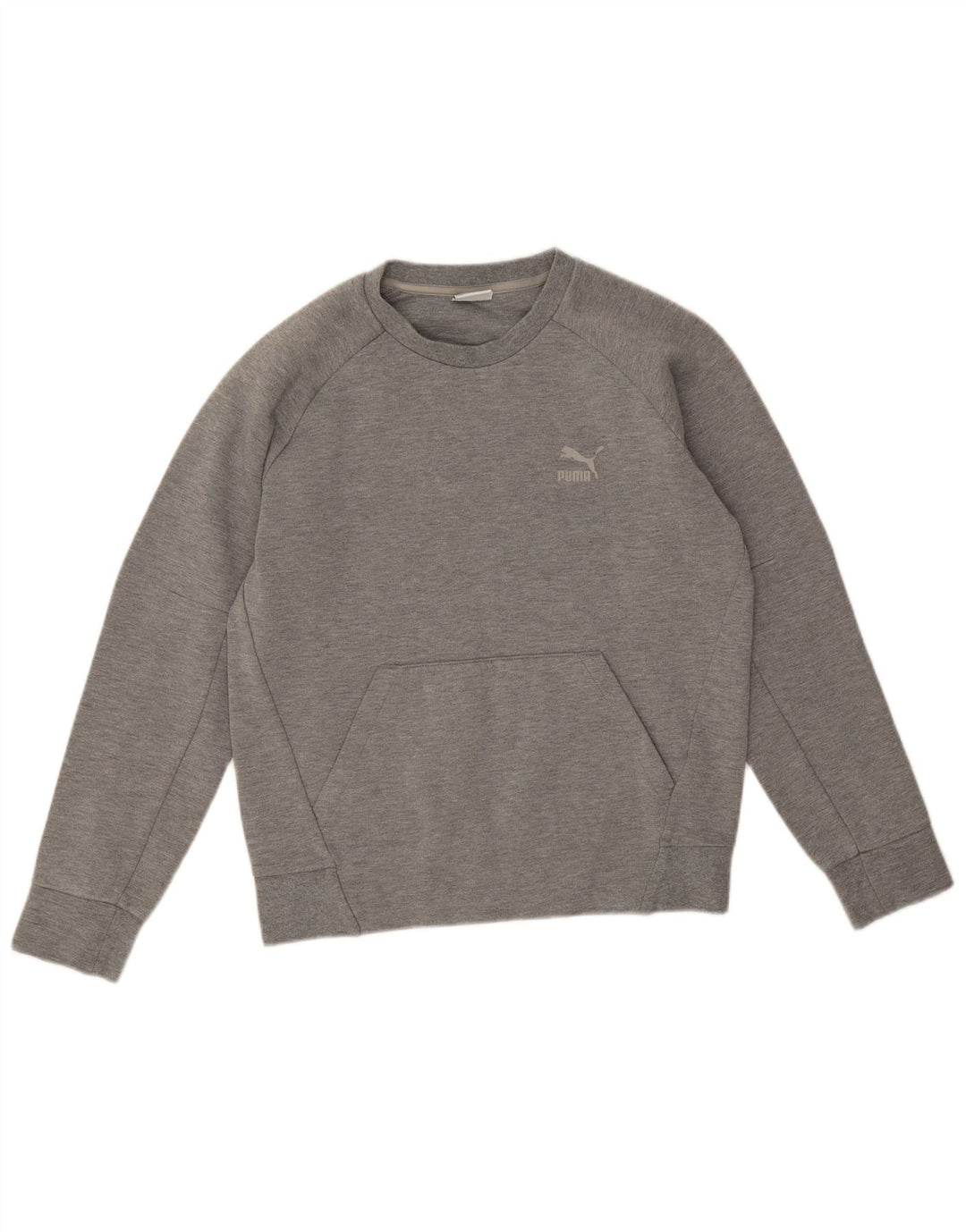 Puma Mens Sweatshirt Jumper XS Grey Cotton