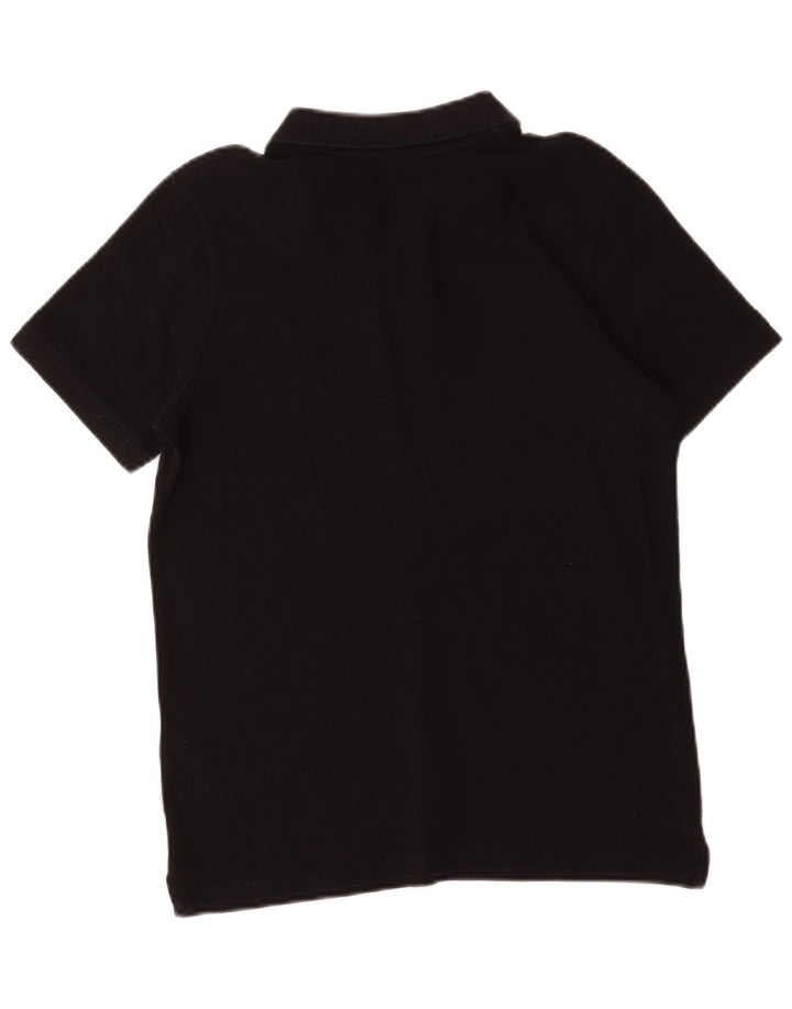 Jack & Jones Mens Polo Shirt Small Black Cotton
