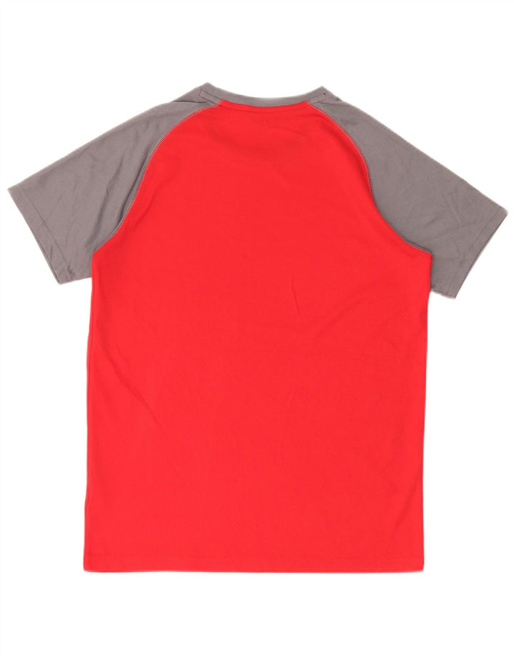 Mountain Warehouse Mens IsoCool T-Shirt Top Medium Red Colourblock