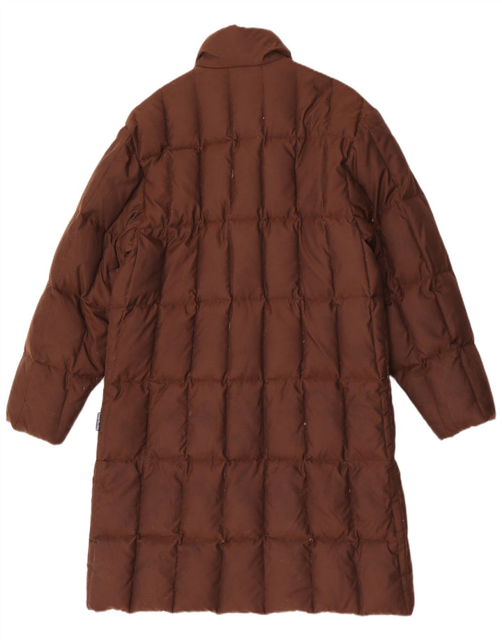 Sergio Tacchini Womens Oversized Padded Coat UK 10 Small Brown Polyamide