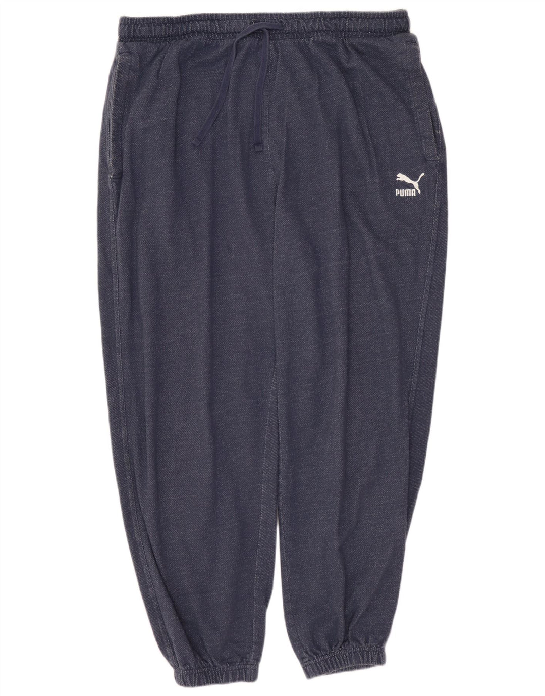 PUMA Mens Tracksuit Trousers Joggers XL  Navy Blue Cotton