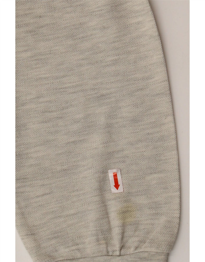 INVICTA Mens Long Sleeve Polo Shirt Large Grey Cotton