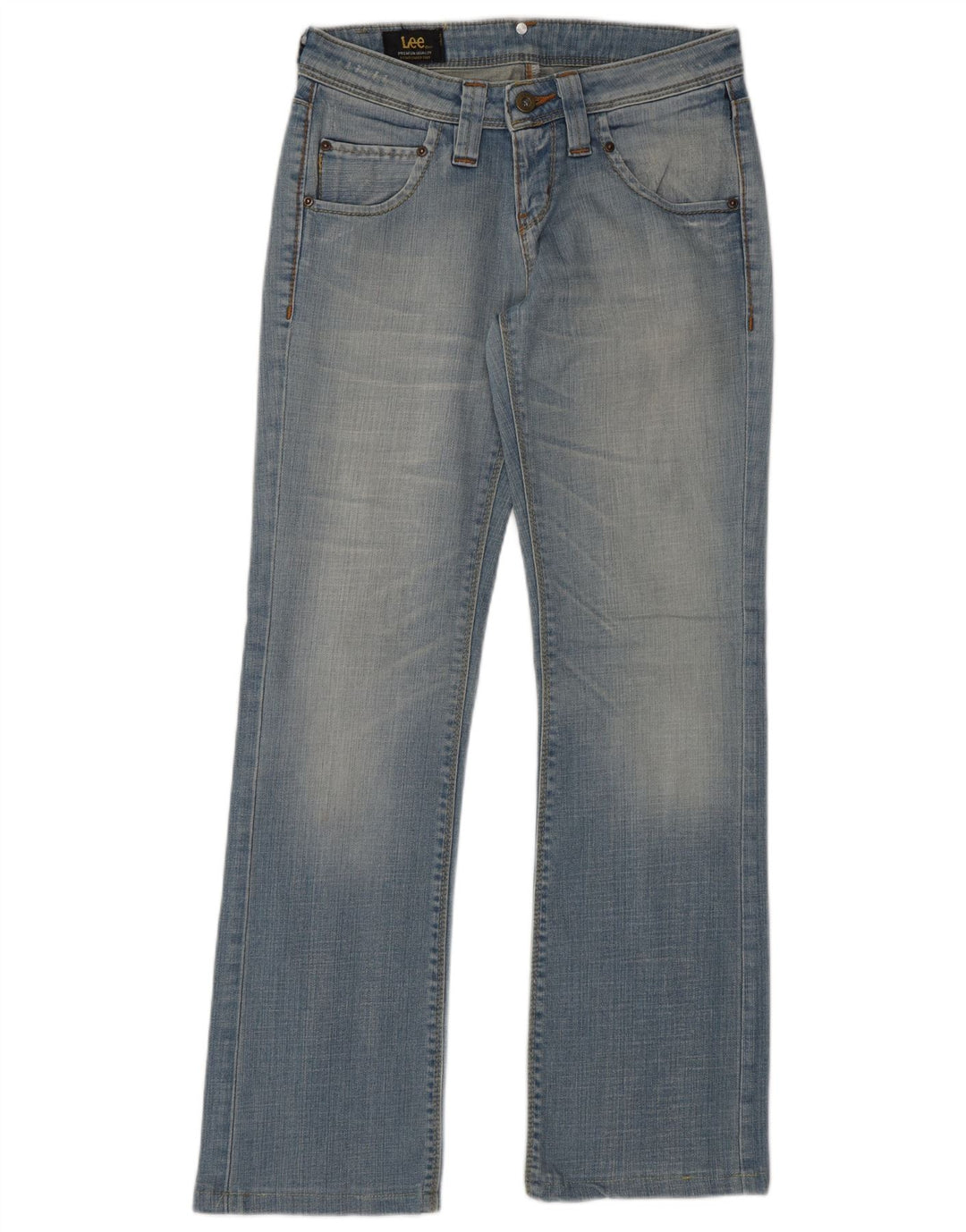 LEE Womens Jinx Straight Jeans W27 L30  Blue Cotton