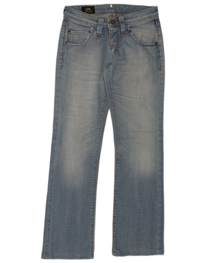LEE Womens Jinx Straight Jeans W27 L30  Blue Cotton