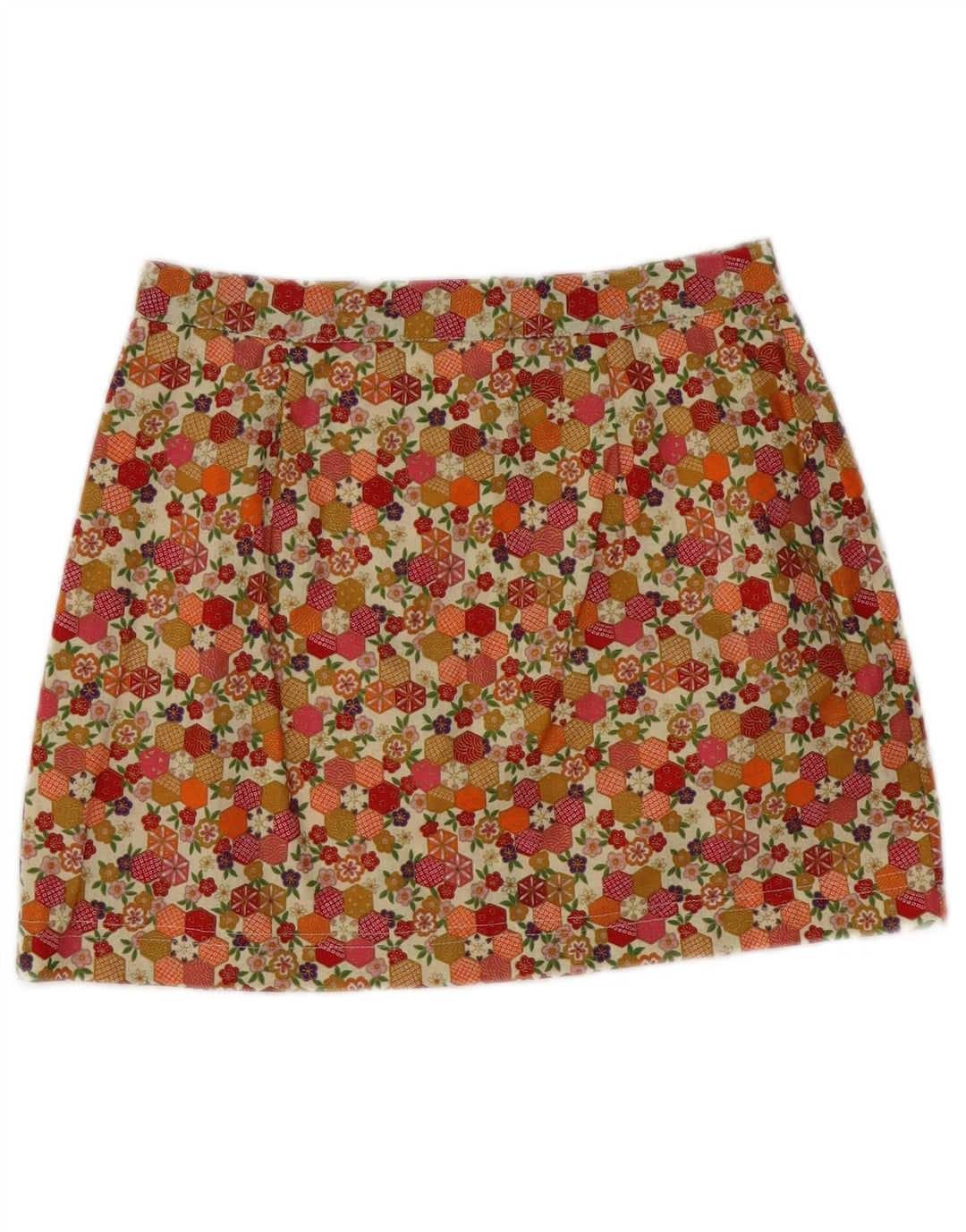 Vintage Womens Mini Skirt W26 Small Multicoloured Floral