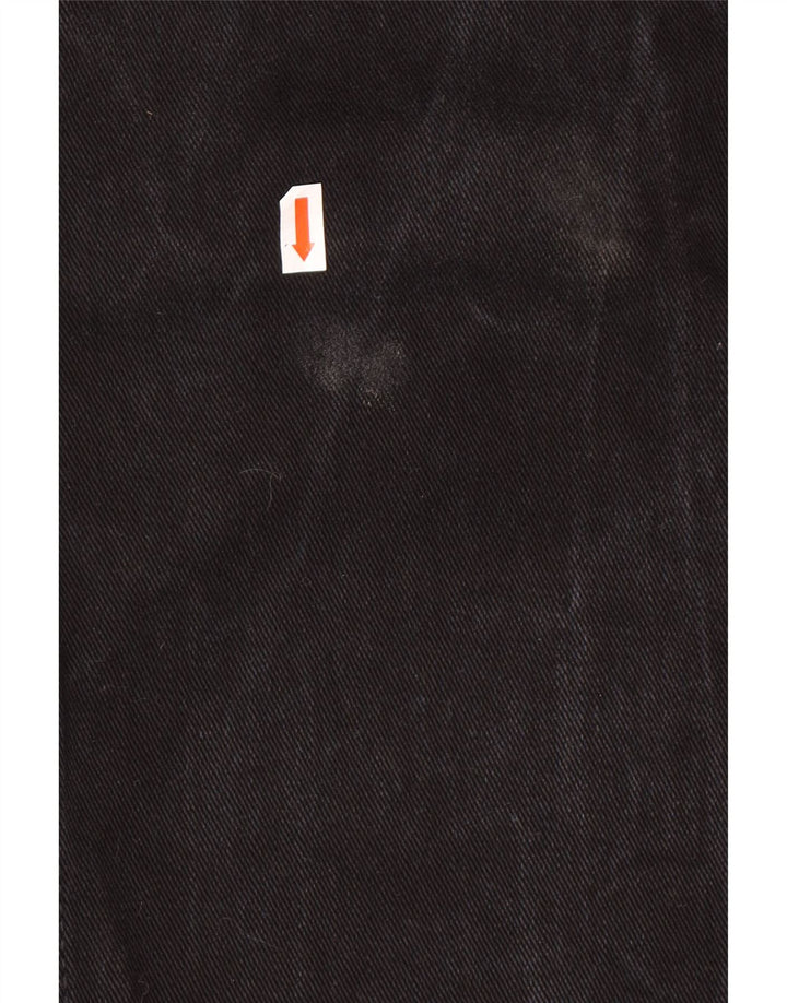 WRANGLER Mens Texas Stretch Straight Jeans W38 L34 Black Cotton