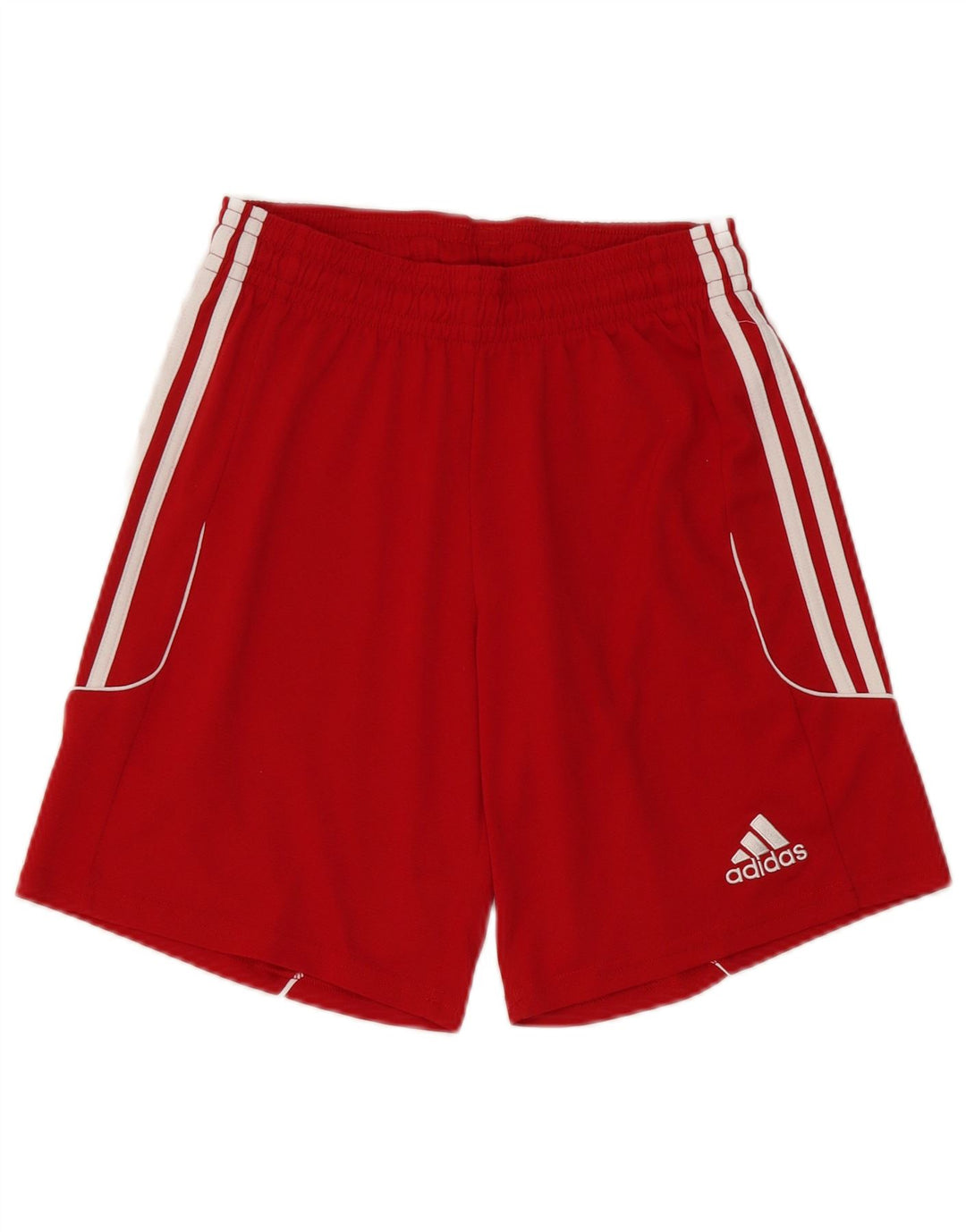 Adidas Mens Climalite Sport Shorts Small Red Polyester
