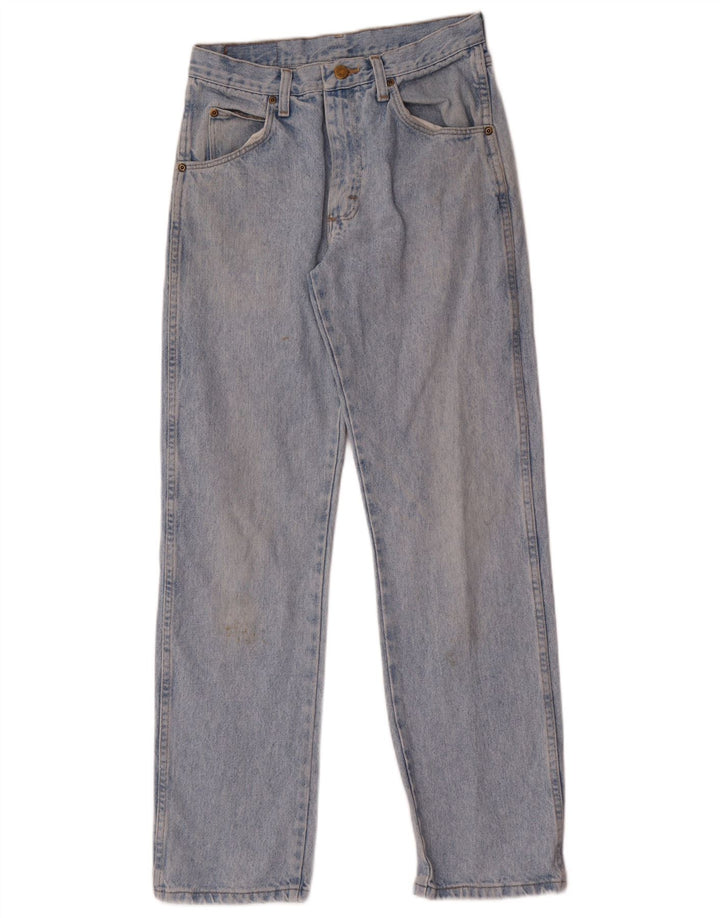 Wrangler Womens Straight Jeans W30 L32 Blue Cotton