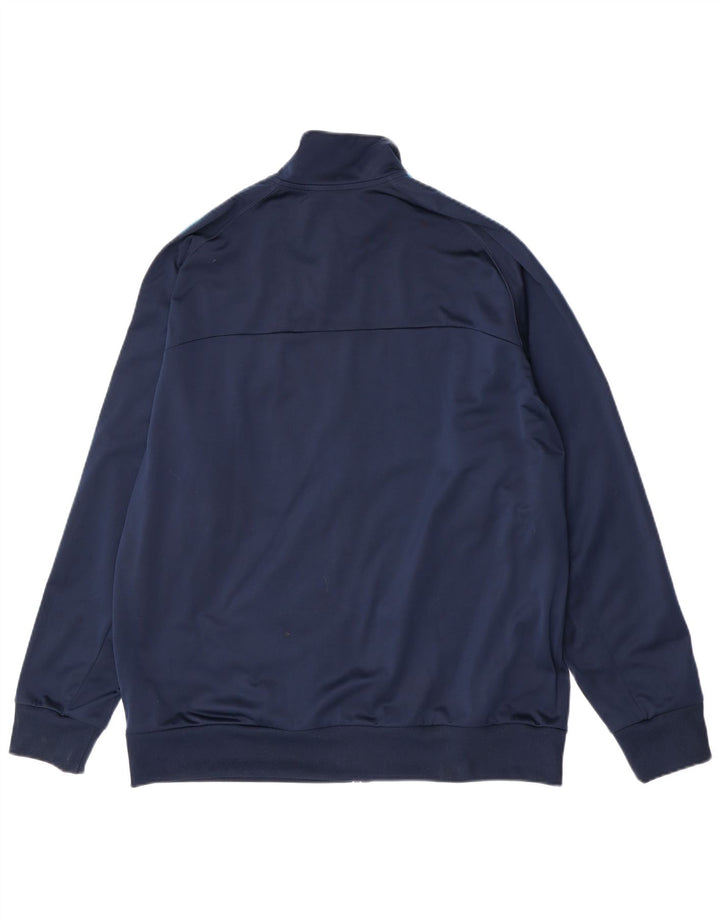 Adidas Mens Tracksuit Top Jacket XL Navy Blue Polyester