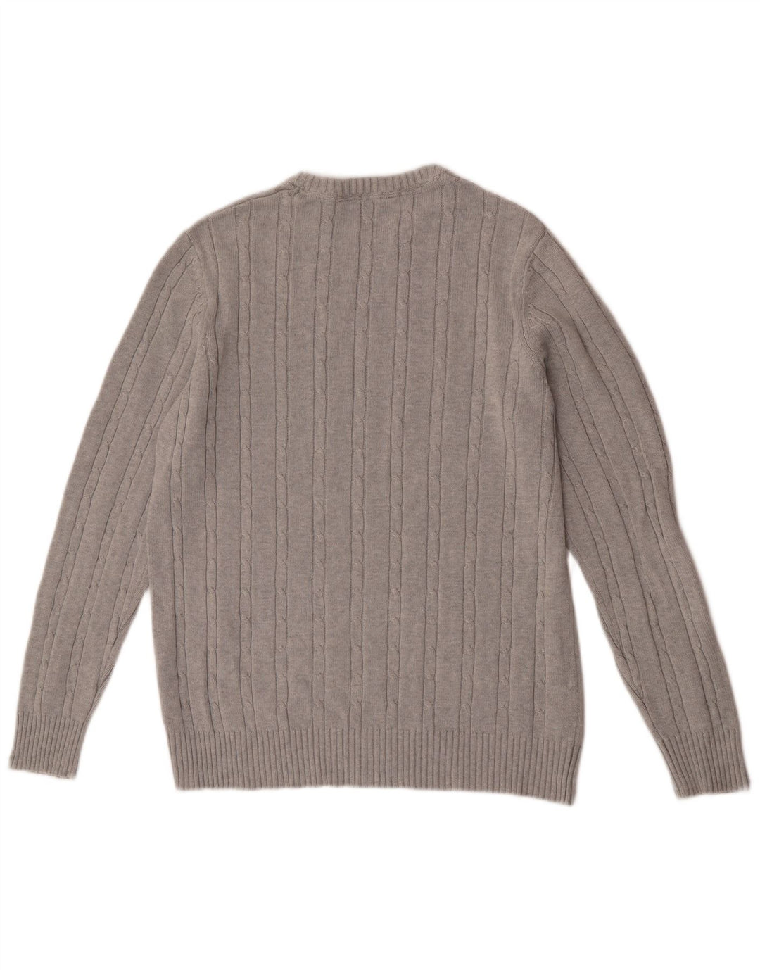 Crew Clothing Mens Crew Neck Jumper Sweater Large Grey Cotton