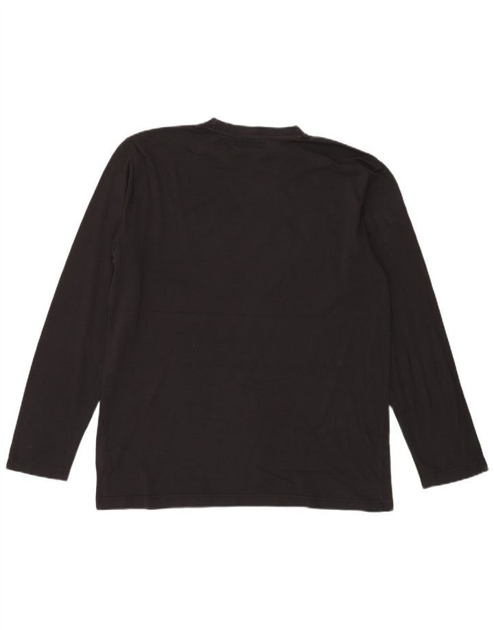 Kappa Mens Graphic Top Long Sleeve XL Black Cotton
