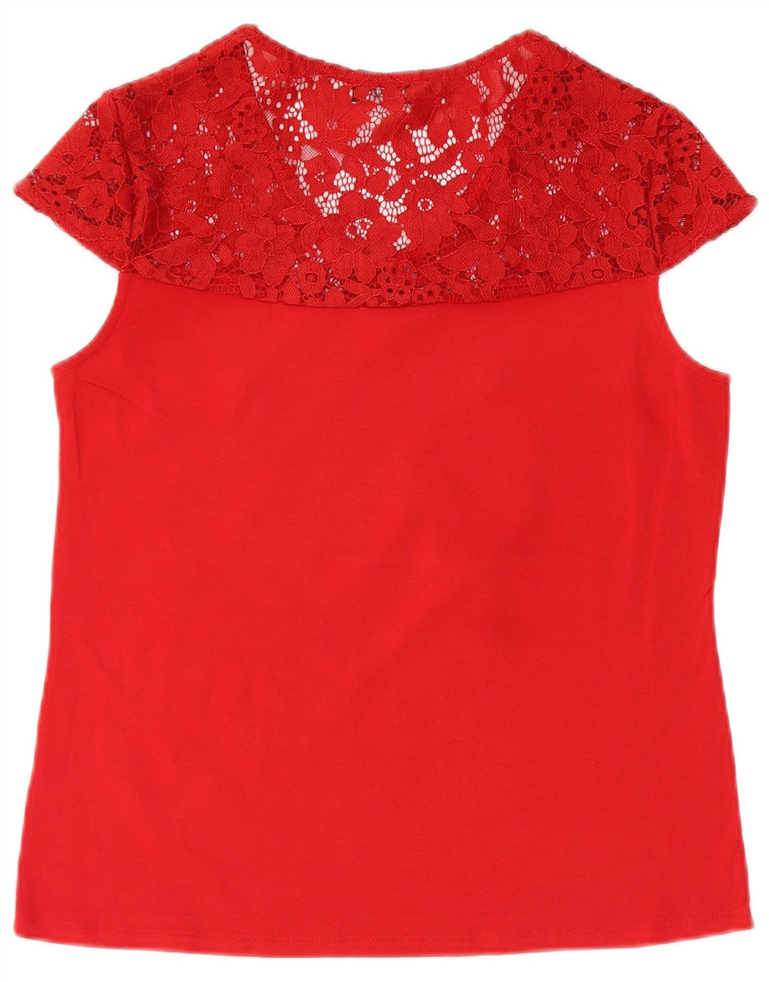 GUESS Womens Blouse Top UK 12 Medium Red Floral
