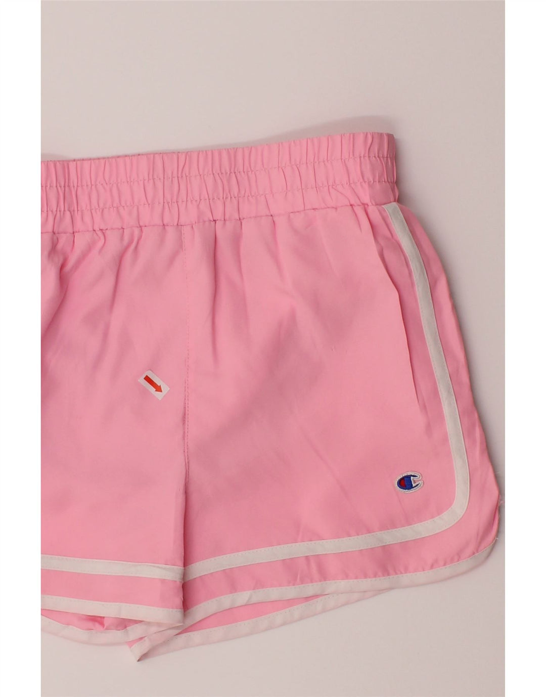 CHAMPION Girls Sport Shorts 9-10 Years Medium Pink Polyester Vintage Champion and Second-Hand Champion from Messina Hembry 