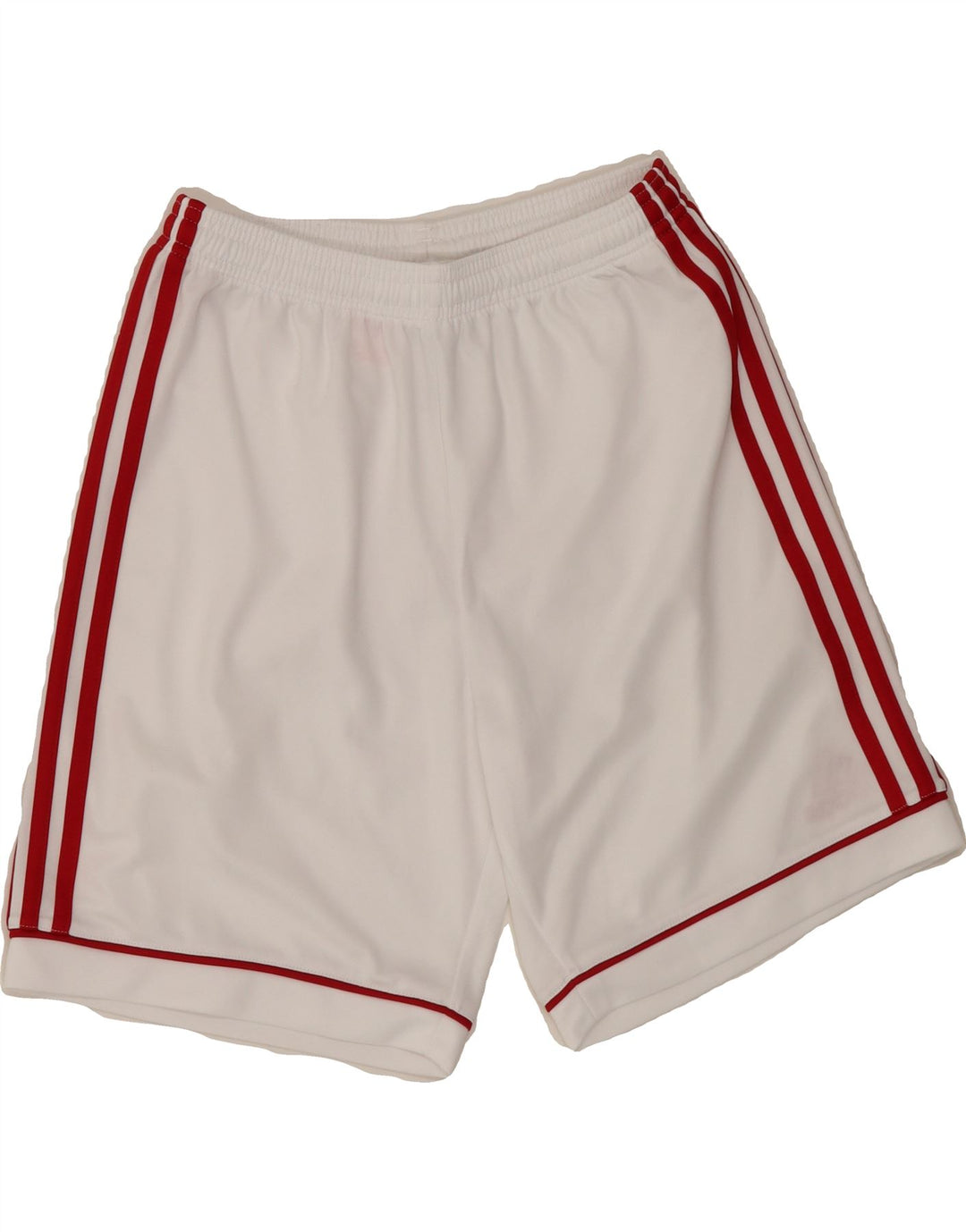 ADIDAS Boys Climalite Sport Shorts 13-14 Years White Polyester Vintage Adidas and Second-Hand Adidas from Messina Hembry 