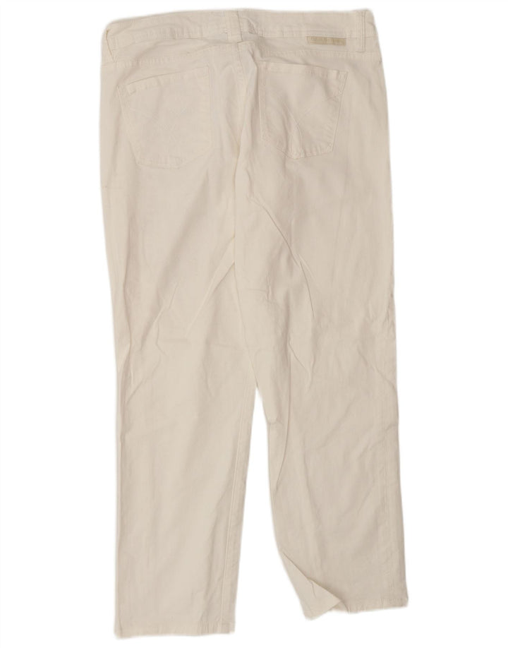 Calvin Klein Womens Straight Jeans US 10 Medium W30 L26 White Cotton