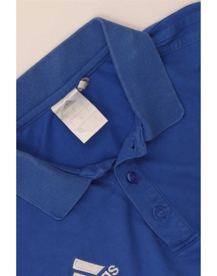 Adidas Mens Climalite Polo Shirt Medium Blue