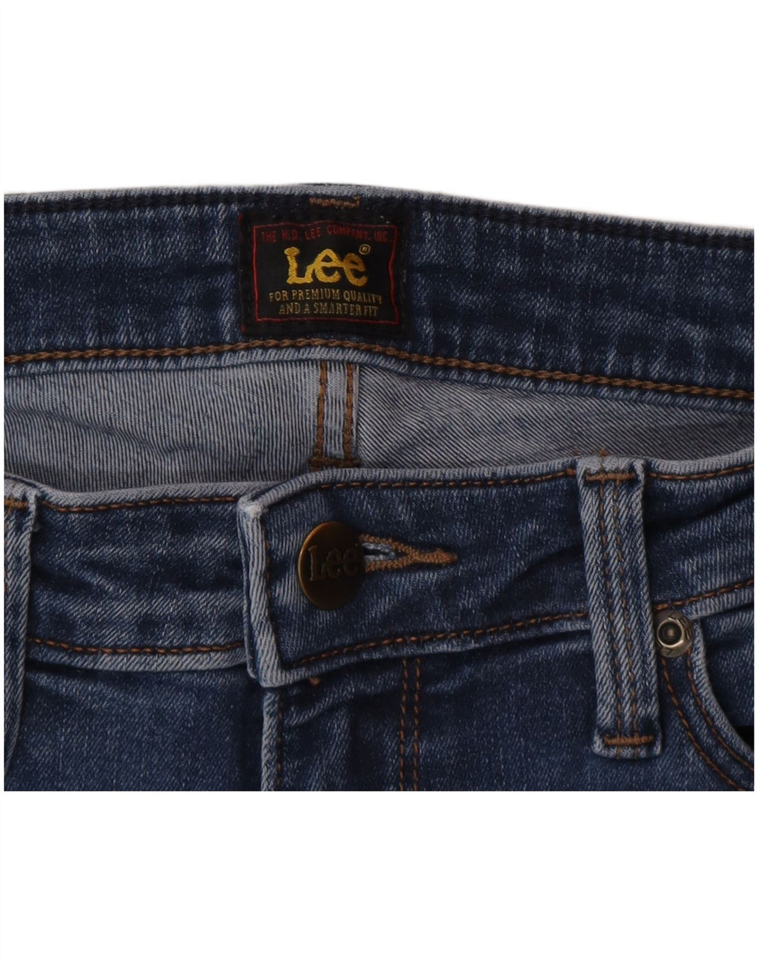 Lee Womens Skinny Jeans W24 L27 Blue