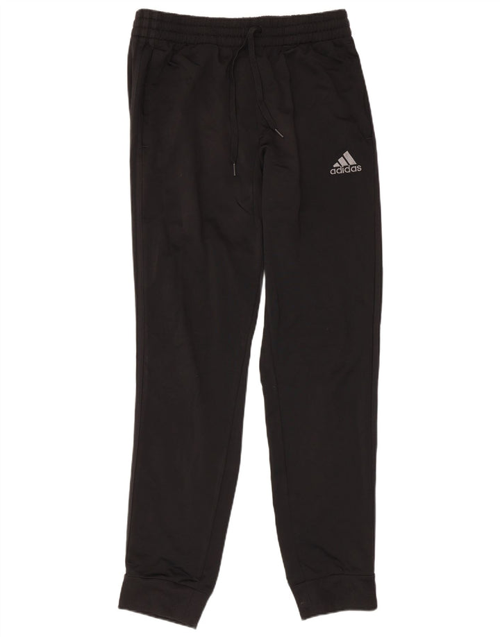 Adidas Mens Tracksuit Trousers Joggers UK 40/42 Medium Black Polyester