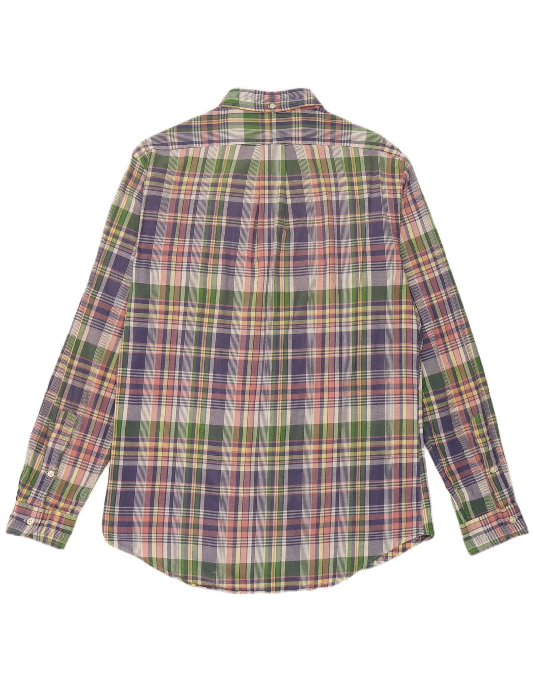 RALPH LAUREN Mens Custom Fit Shirt Medium Multicoloured Check