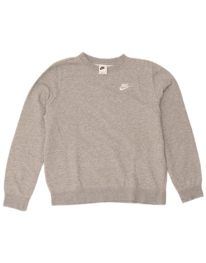 Nike Mens Sweatshirt Jumper Small Grey Cotton