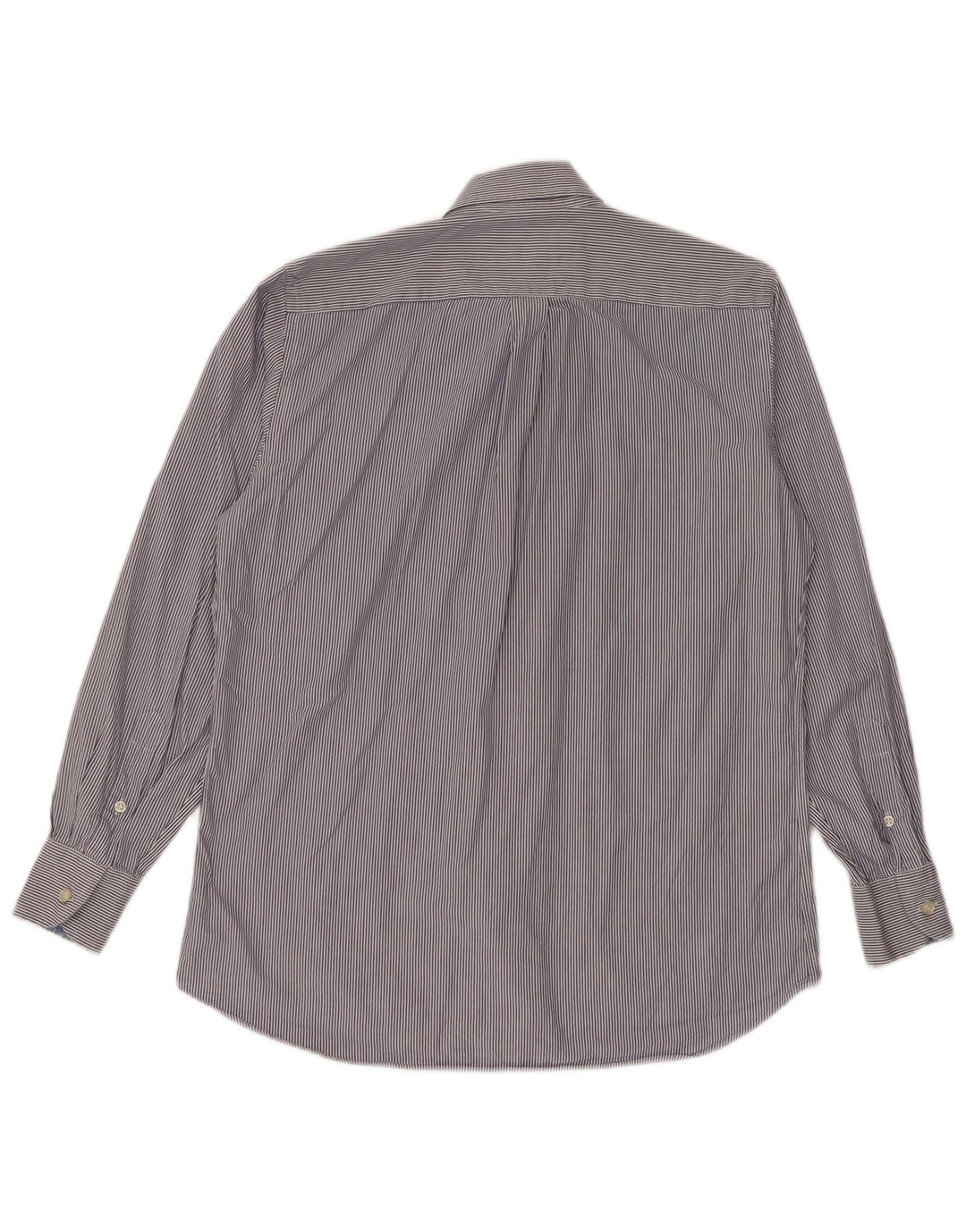 Harmont & Blaine Mens Shirt Small Blue Pinstripe Cotton