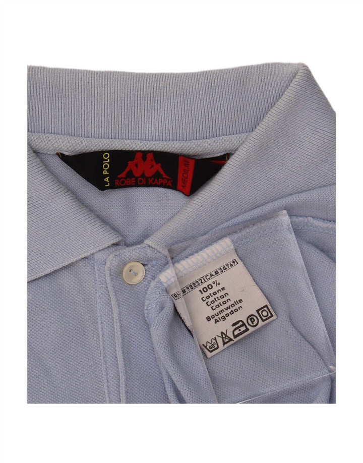 KAPPA Mens Regular Fit Polo Shirt Medium Blue Cotton