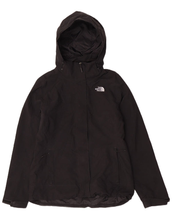 The North Face Womens Hooded Windbreaker Jacket UK 14 Medium Black