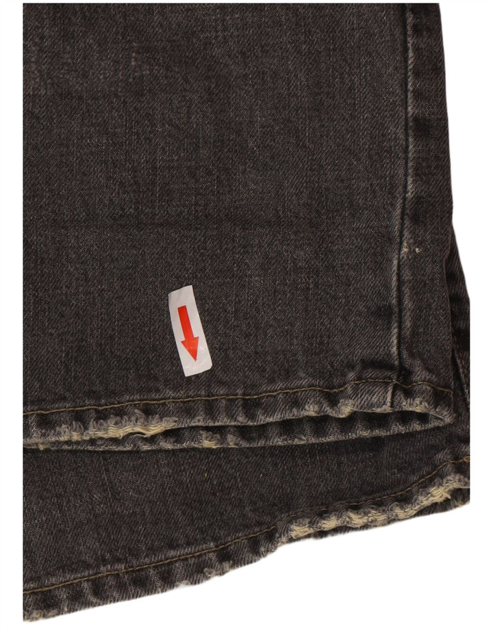 Armani Mens Straight Jeans W29 L33 Grey Cotton