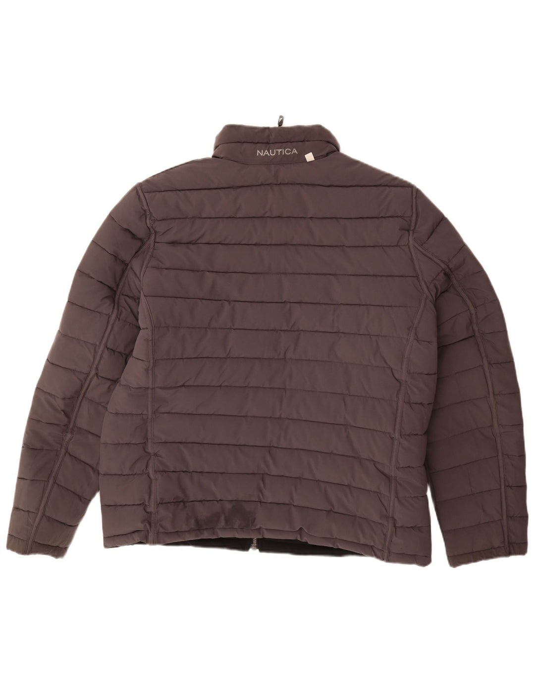 NAUTICA Mens Reversible Padded Jacket UK 40 Large Black Polyester