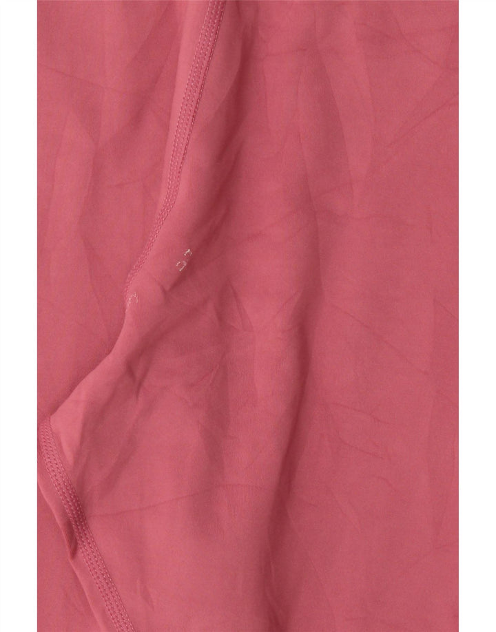 Nike Womens Dri Fit Graphic Leggings UK 14 Large  Pink Polyester