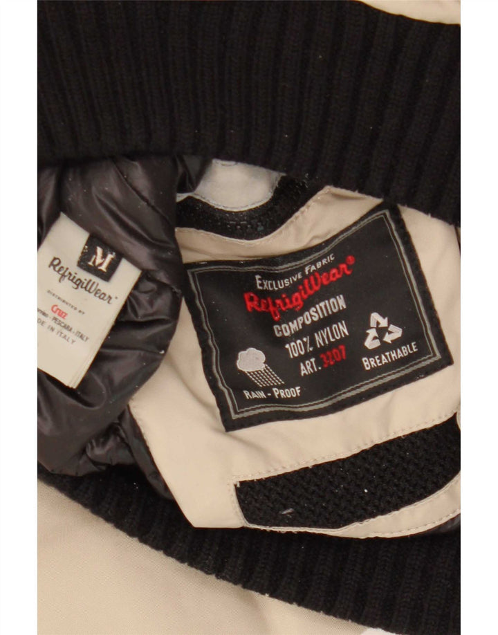 Refrigiwear Mens Rain Jacket UK 38 Medium Beige Nylon